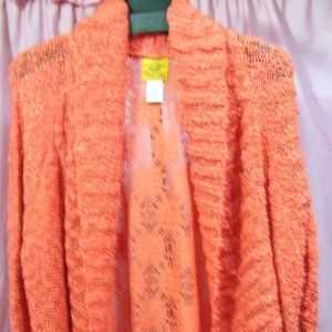 Ruby Rd. Coral Sweater NWOT XL